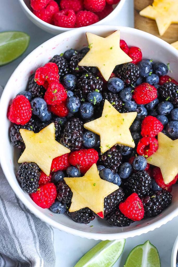 Berry Fruit Salad - 4th of July Snack Recipes