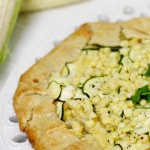 Cheesy Zucchini Corn Summer Galette REcipe