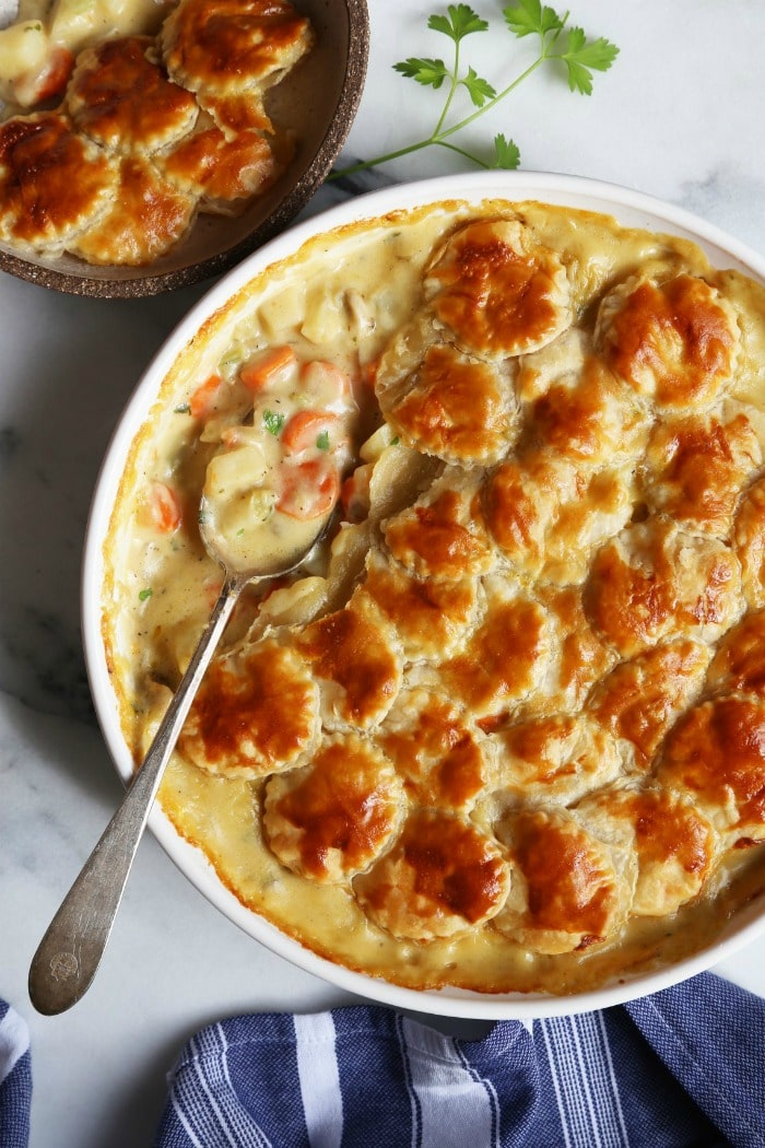 Five Vegetarian Dinner Ideas from Supper with Michelle- Vegetable Pot Pie