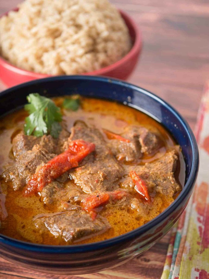 Top 10 Instant Pot Pressure Cooker Recipes- Thai Red Beef Curry