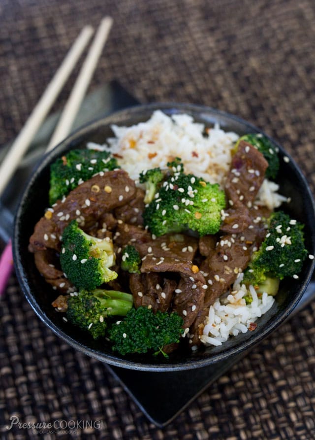 Top 10 Instant Pot Pressure Cooker Recipes- beef and broccoli