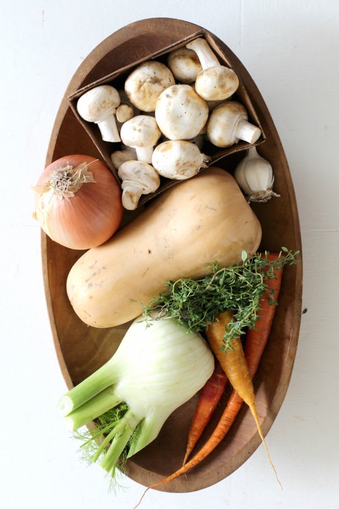 Vegetarian Ragu Pasta Recipe from Feast Cookbook- ingredients