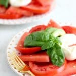 Watermelon Avocado Burrata Caprese Salad Recipe Simple