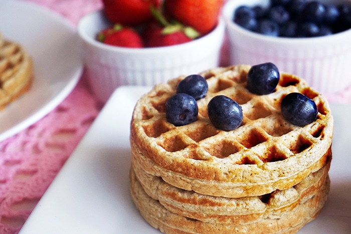 Banana Oatmeal Waffles - Creative Oatmeal Recipes