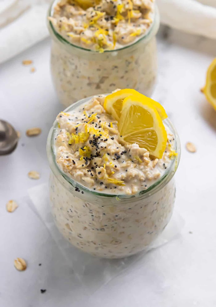 Lemon Poppyseed Overnight Oats - Creative Oatmeal Recipes