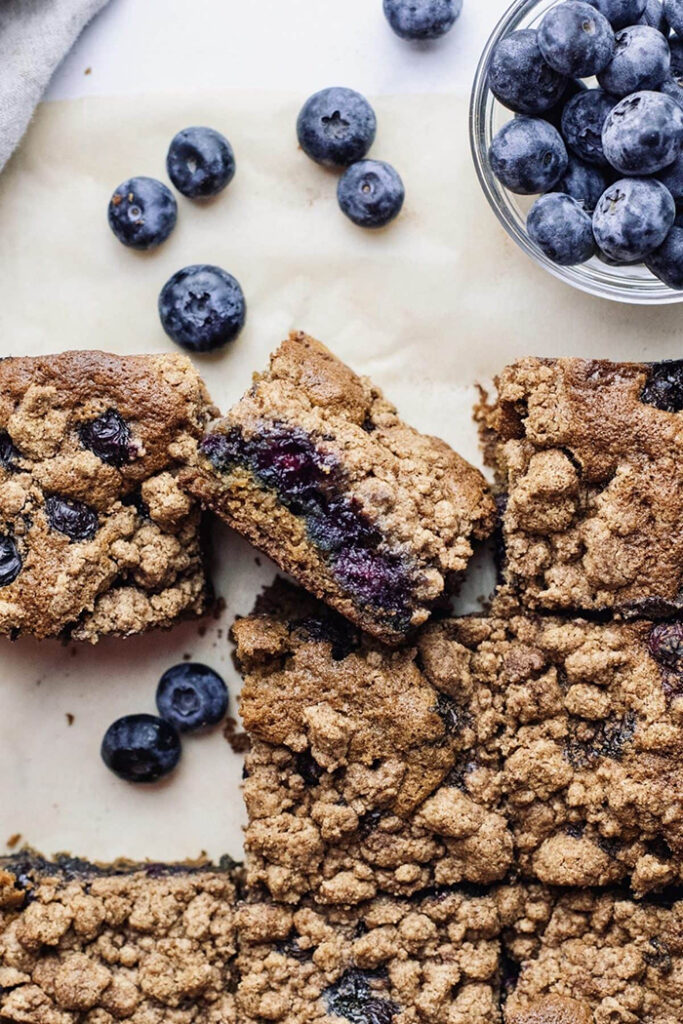 Oatmeal Blueberry Crumb Cake - Unique Oatmeal Recipes