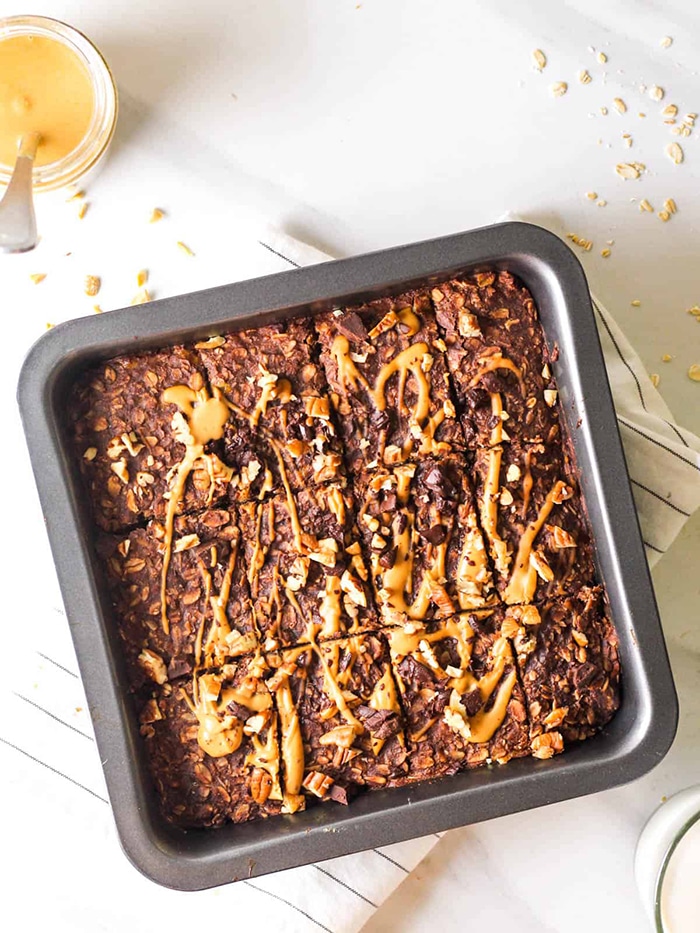 Vegan Chocolate Banana Baked Oatmeal - Unique Oatmeal Recipes