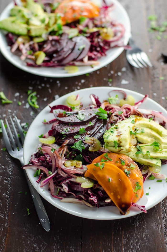 Vegetarian Salad Beet Salad Recipe with Avocado 2