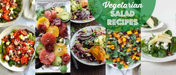 Vegetarian Salad Recipes on Rainbow Delicious