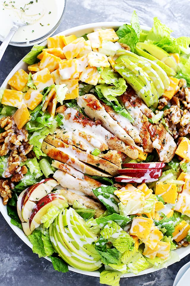 Chicken Salad Recipes Meal Plan - Apple Cheddar Chicken Salad