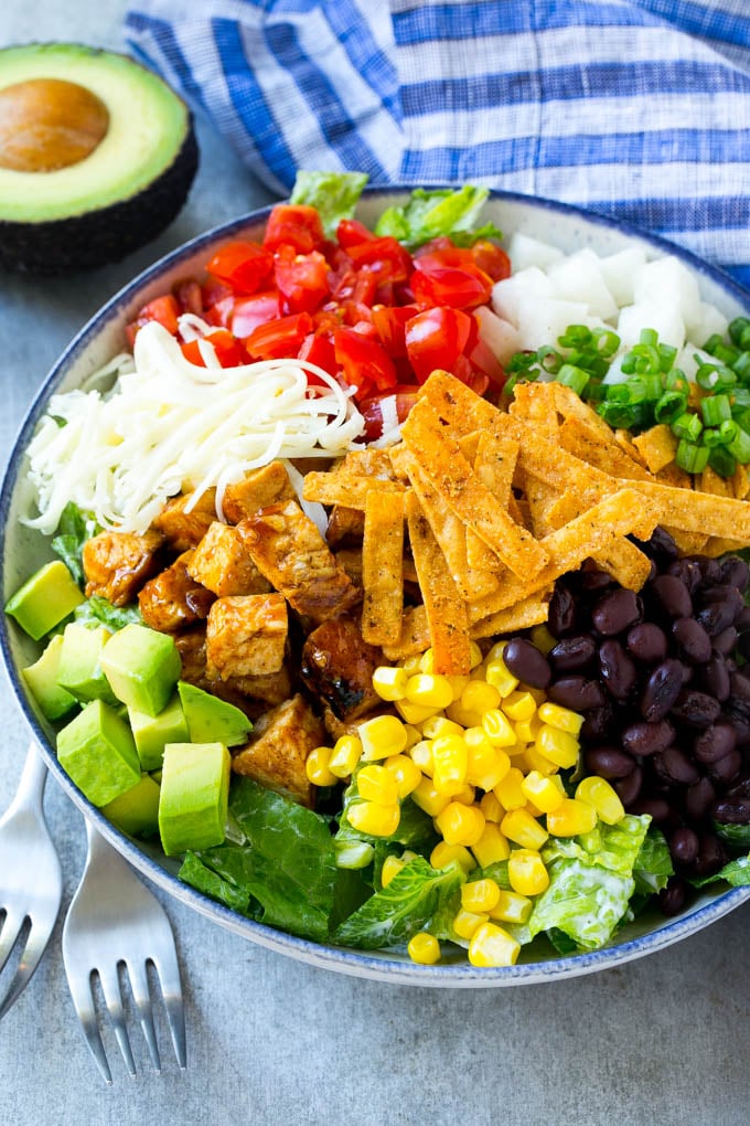 Chicken Salad Recipes Meal Plan - BBQ Chicken Salad