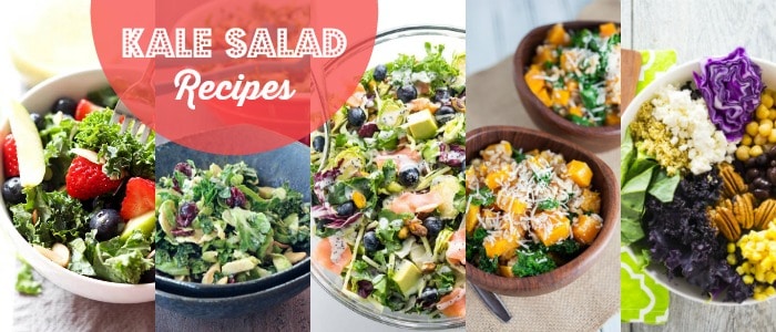 Kale Salad Recipes on Rainbow Delicious