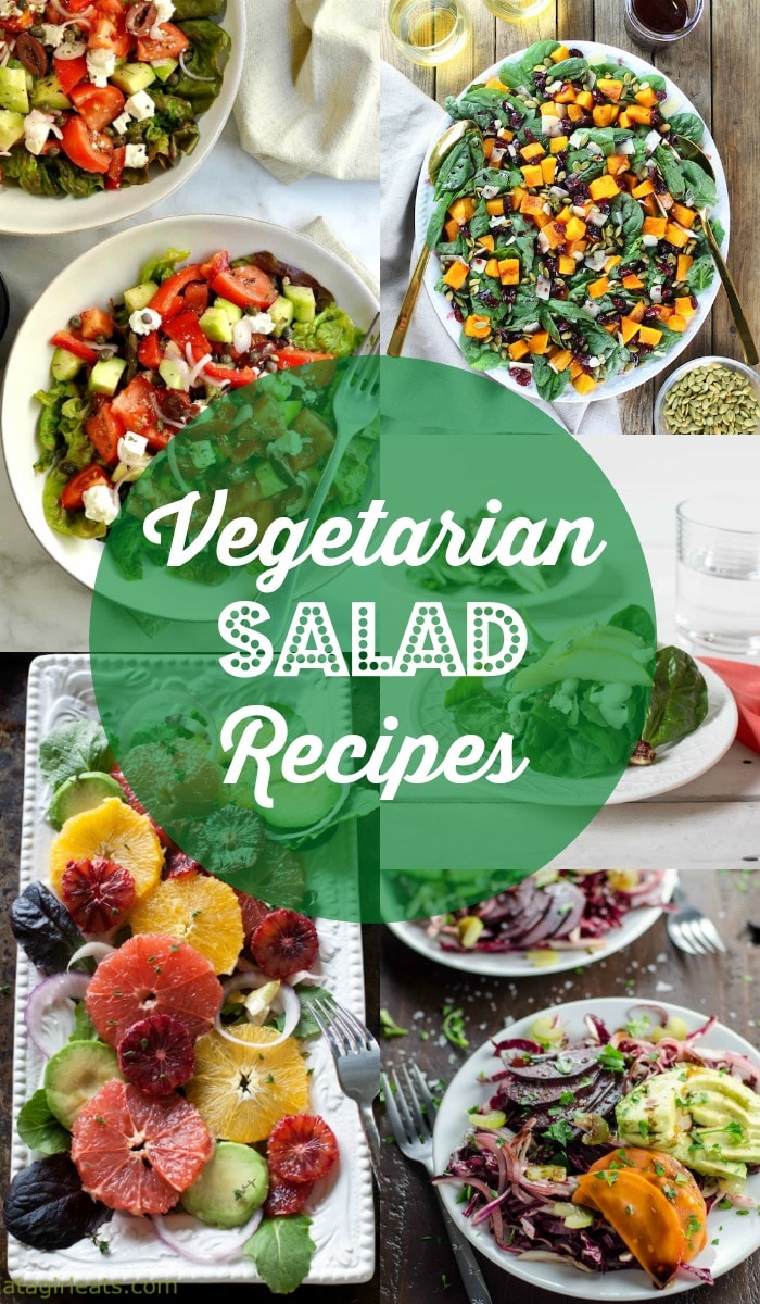 Vegetarian Salad Recipes to Start Your Year off Right - Rainbow Delicious