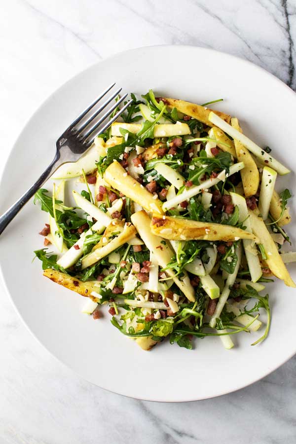 Winter Salad Recipes Roasted Parsnip Salad