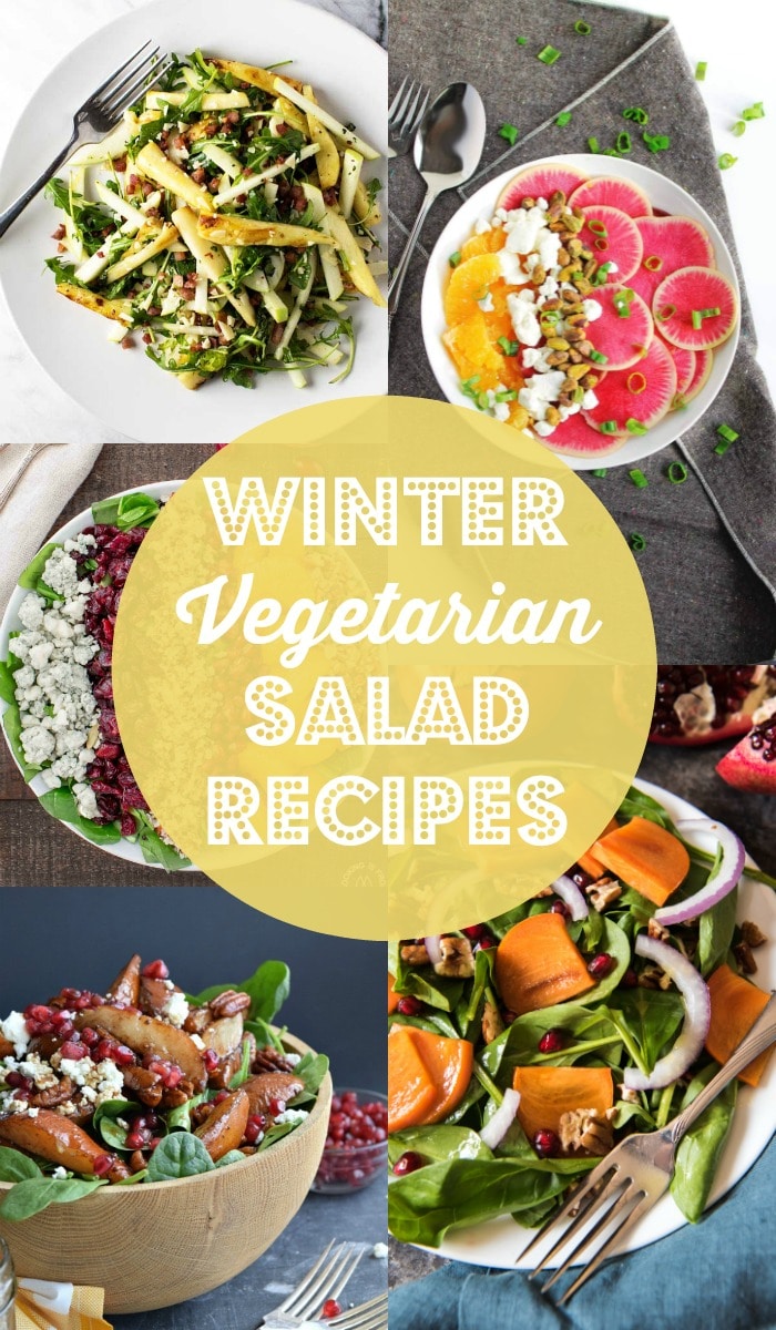 Winter Vegetarian Salad Recipes