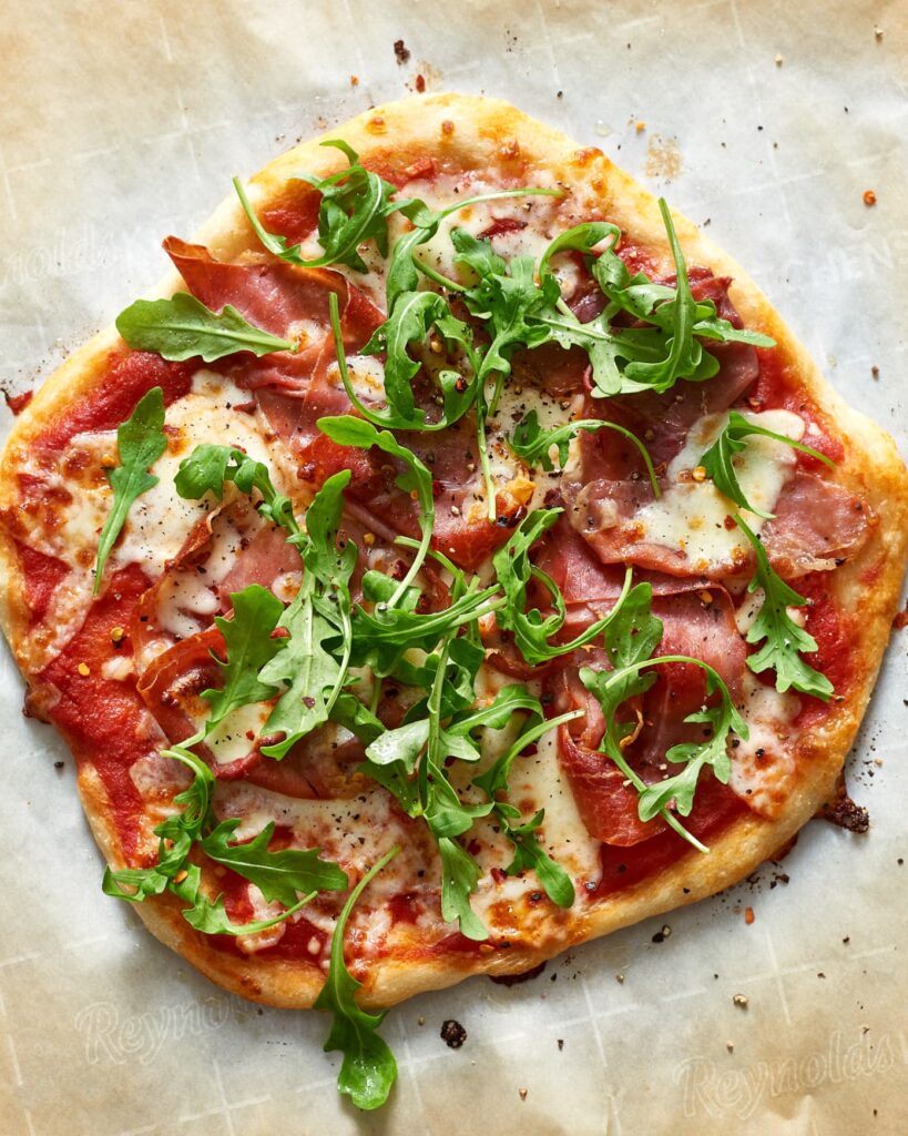 Arugula Prosciutto Pizza