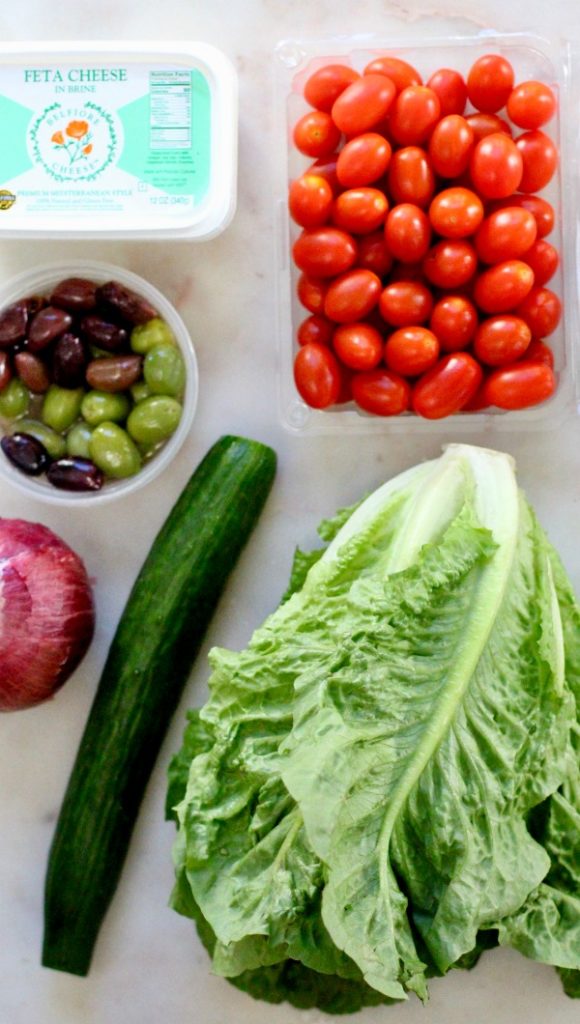Lunch Meal Prep Greek Salad Bowl Recipe Rainbow Delicious