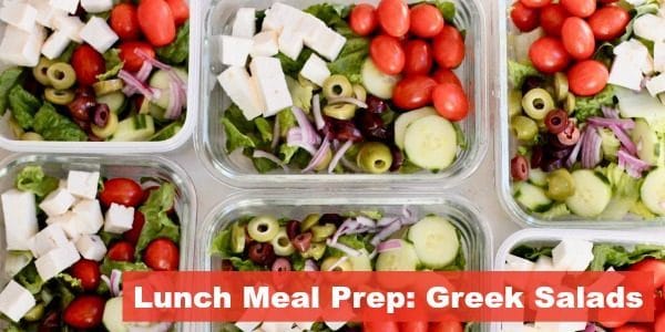 the best greek salad meal prep containers