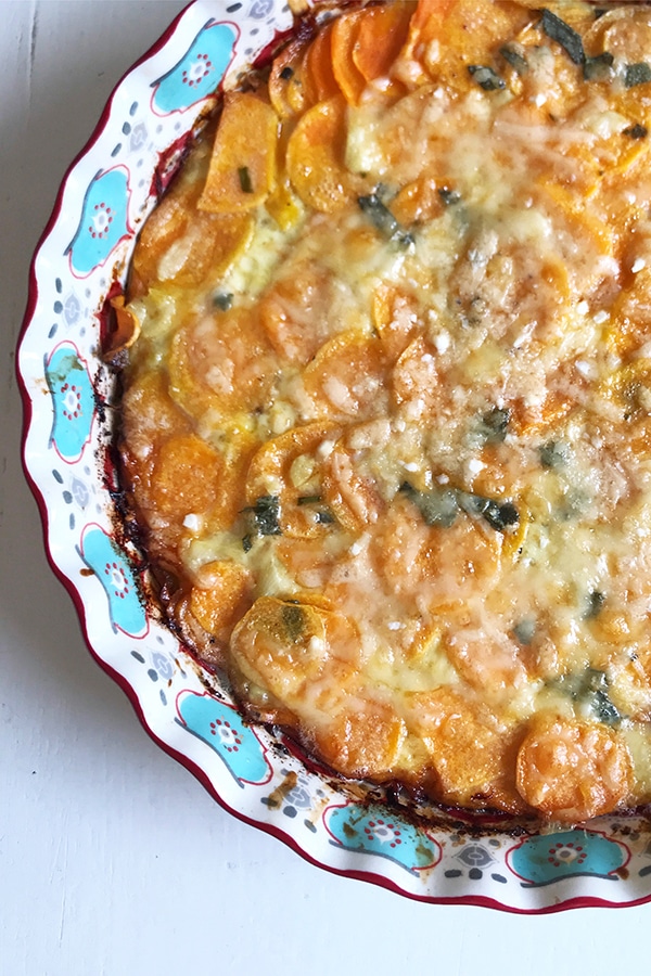 Sweet Potato Gratin Recipe with Gruyere