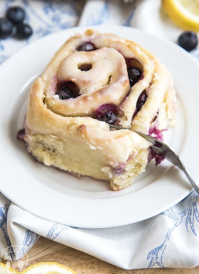 lemon recipes lemon blueberry sweet rolls