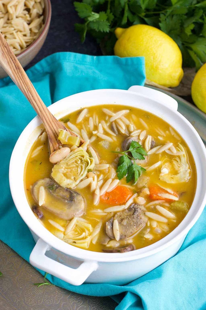 lemon recipes lemon orzo soup