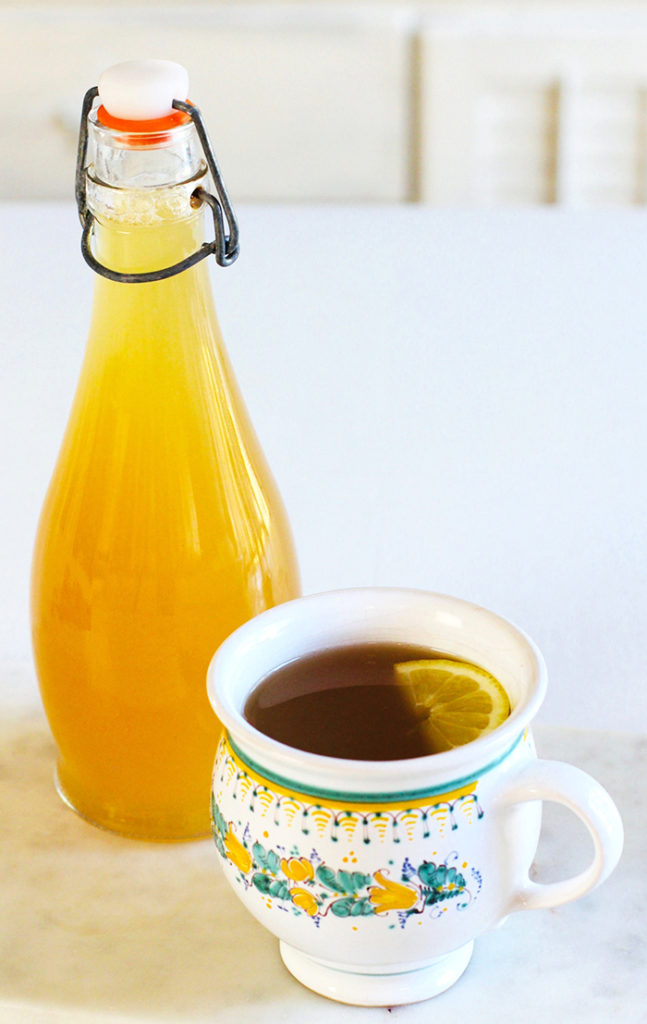 Turmeric Ginger Tea Recipe with Cinnamon, Lemon and Honey - Rainbow ...