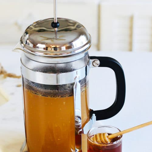 Turmeric Ginger Tea Recipe with Cinnamon, Lemon and Honey Rainbow