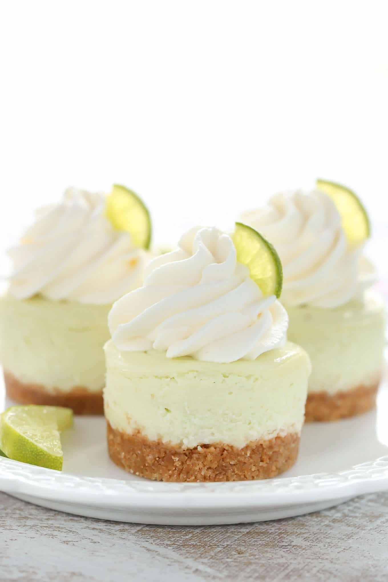 15 Lime Recipes Everyone Will Love- Mini Lime Cheesecakes