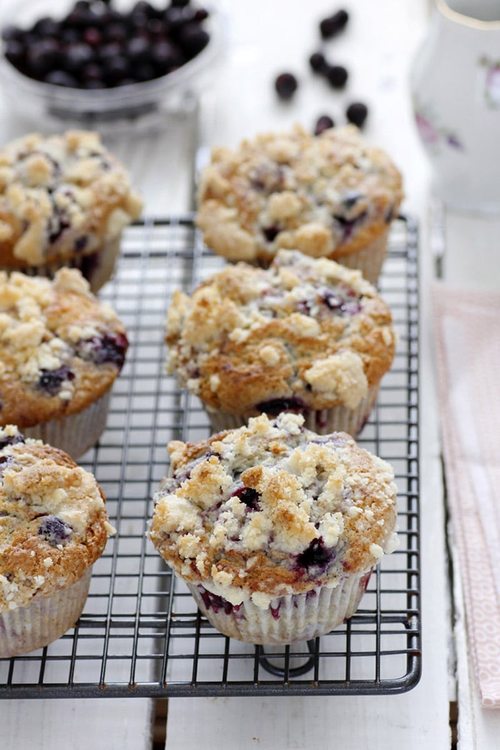 Blueberry Recipes- Starbucks copycat blueberry muffins