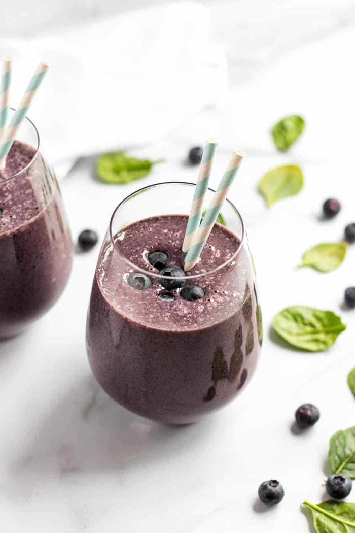 20 Blueberry Recipes - anti-inflammatory smoothie