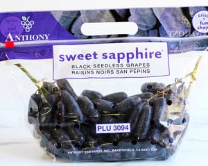 Sweet Sapphire Grapes Calories