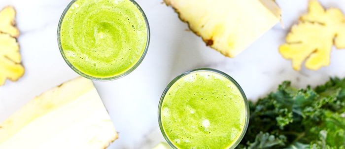 the best detox pineapple smoothie