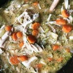 Slow Cooker Chicken Noodle Soup Step 4