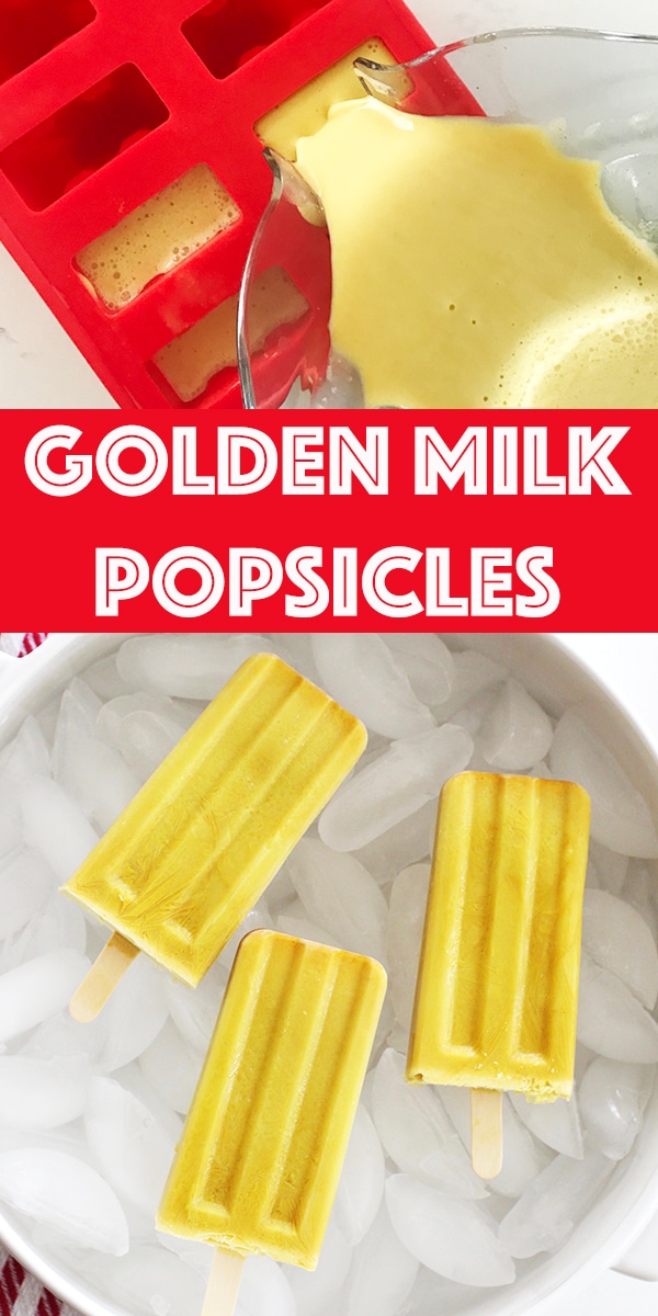 Golden Milk Coconut Popsicle Recipe Rainbow Delicious