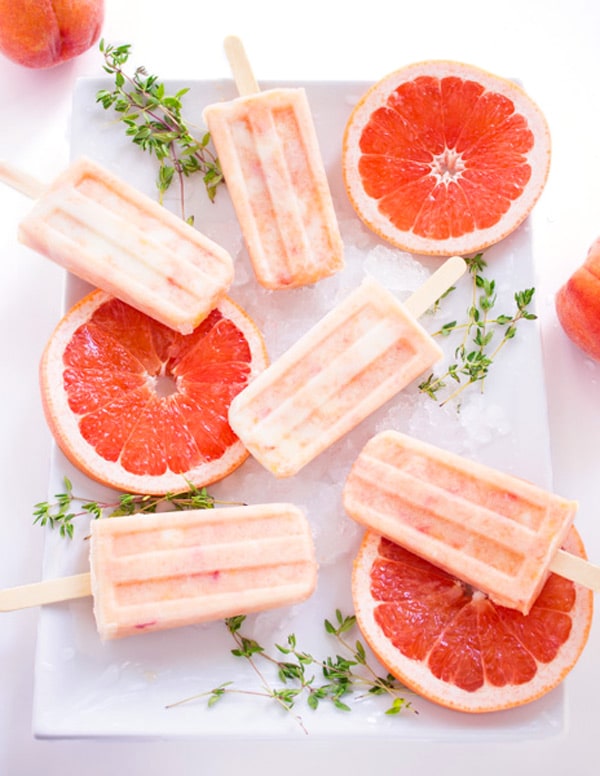 peach recipes - popsicles