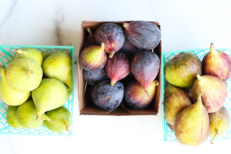 Figs for fig burrata caprese