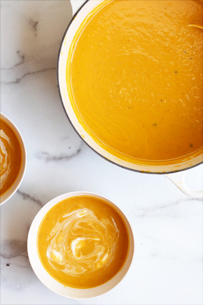 Ina Garten Butternut Squash Soup Recipe with Pumpkin