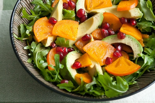 Persimmon Avocado Salad