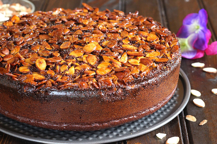 upside down cake recipes chocolate almond upside down cake