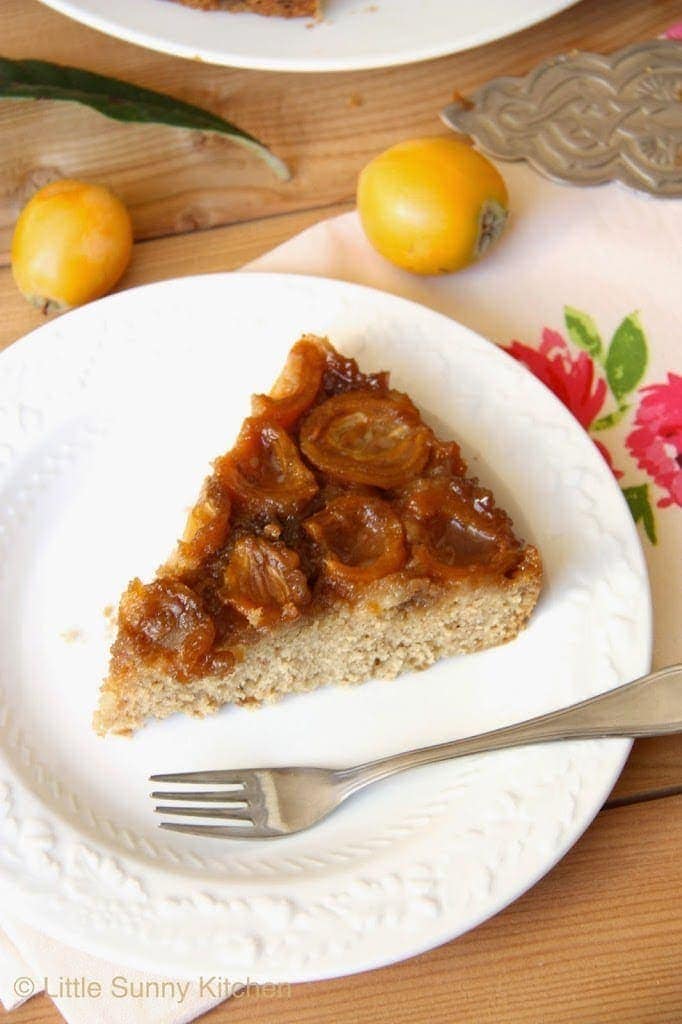 loquat upside down cake recipe