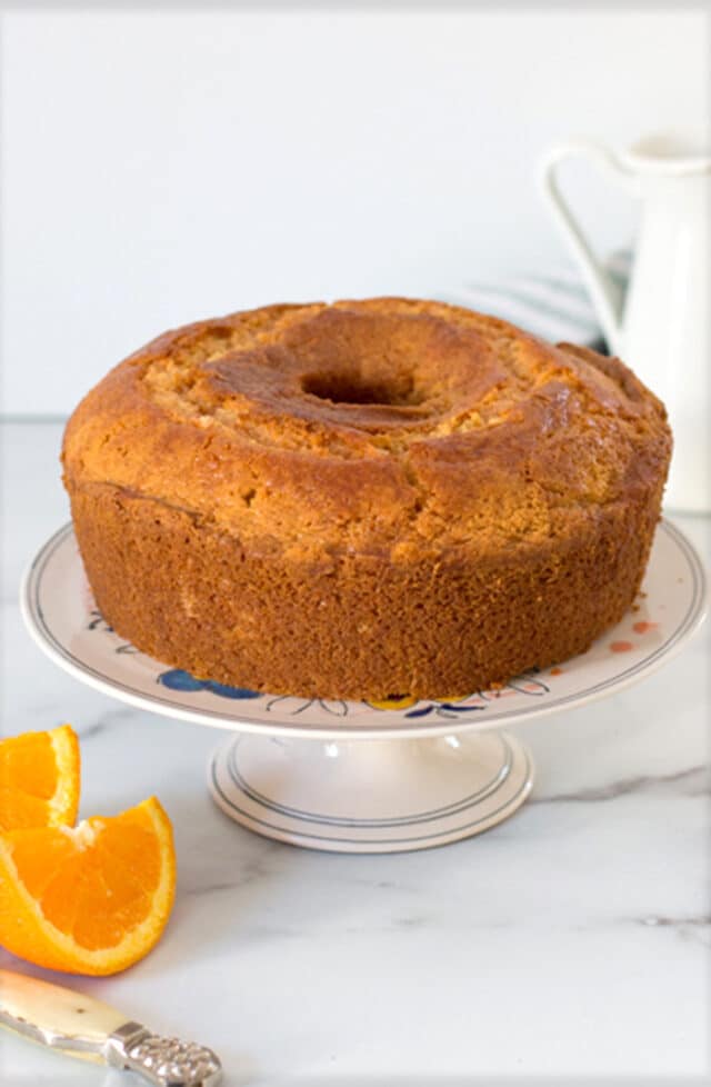 Sour Cream Orange Cake Rainbow Delicious