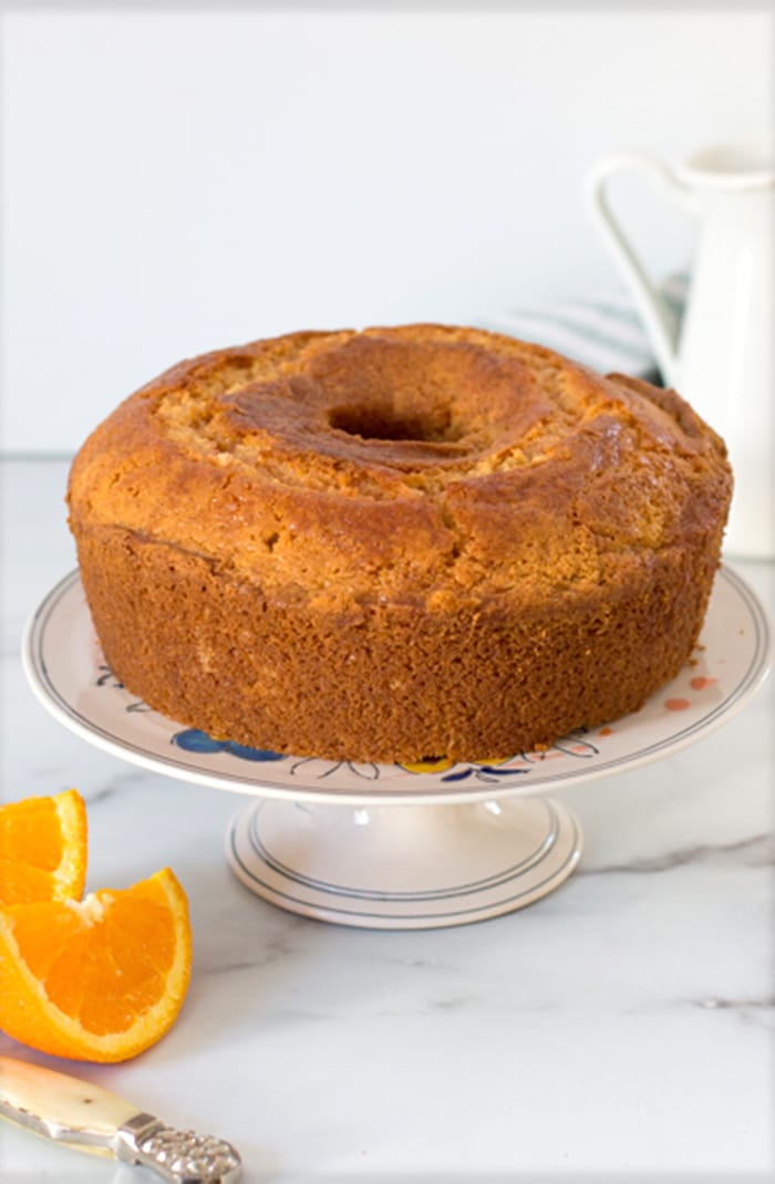 Sour Cream Orange Cake Rainbow Delicious