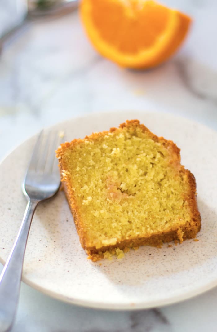 Sour Cream Orange Cake Rainbow Delicious