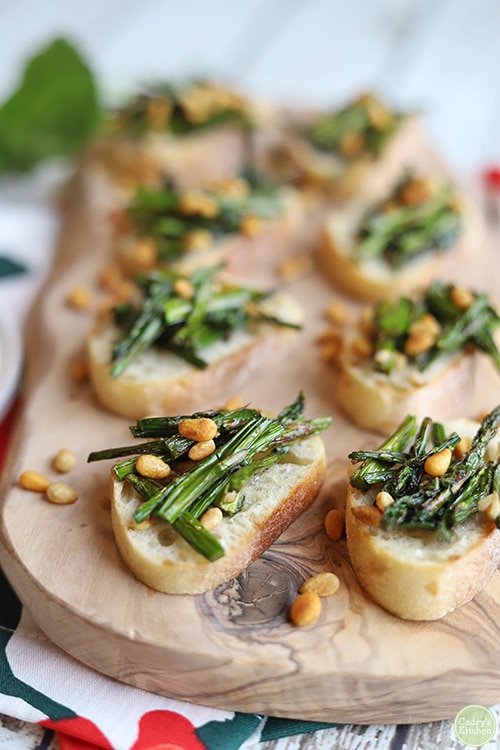 Asparagus Appetizer Recipes | Asparagus Bruschetta