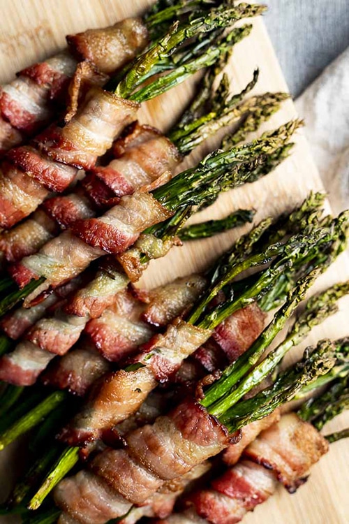 Asparagus Appetizer Recipes | Bacon Wrapped Asparagus