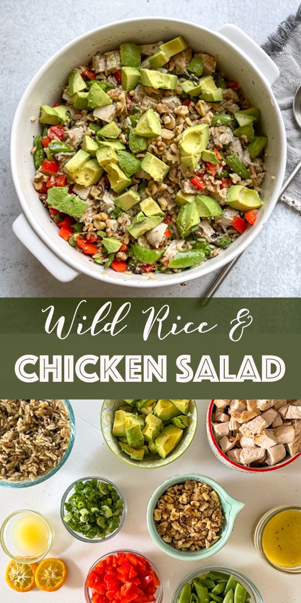 Santa Rosa Valley Chicken Wild Rice Salad - Rainbow Delicious