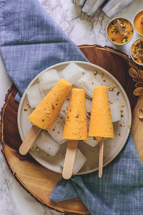 Mango Kufli Popsicle | Easy Mango Desserts