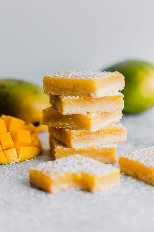 Mango Lemon Bars - Easy Mango Desserts