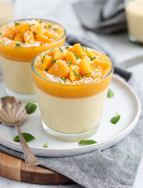 Mango Panna Cotta - Easy Mango Recipes