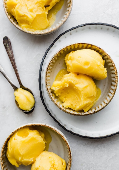 Mango Sorbet - Easy Mango Desserts